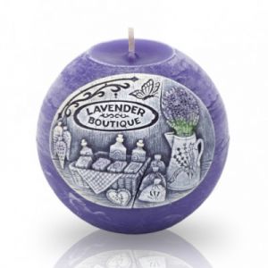 Świeca Bartek Kula 10cm, Lavender Boutique